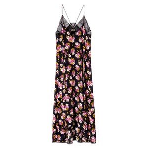 Zadag Risty cdc Peonies new silk dress never worn